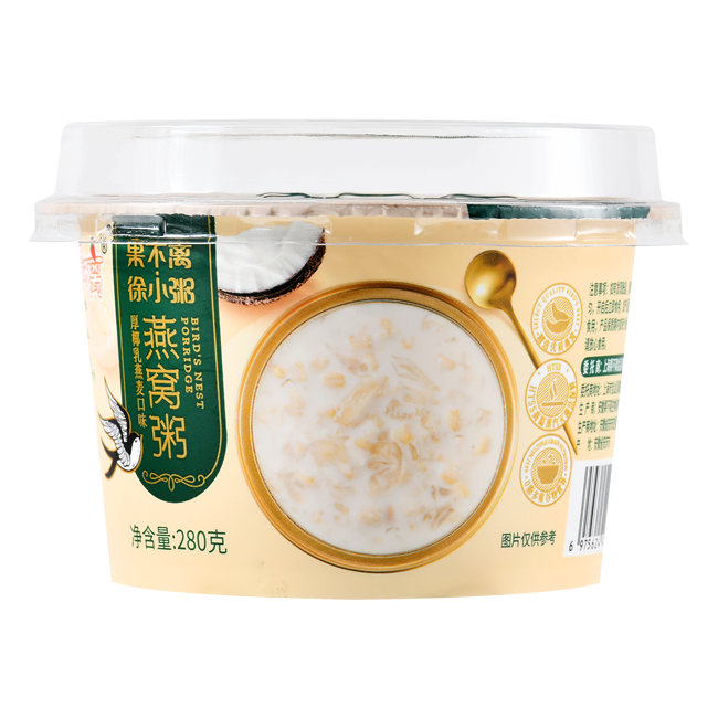 280g椰乳燕麦燕窝粥