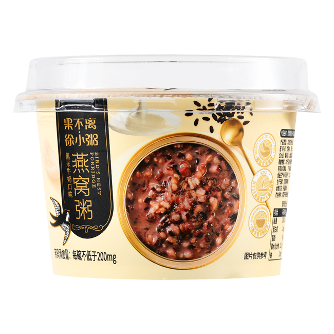 280g黑米牛奶燕窝粥